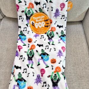NEW Tootie Roll Pop Monster Jam Halloween Throw Blanket